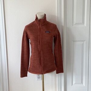 Patagonia Burnt Orange Zip-Up Jacket